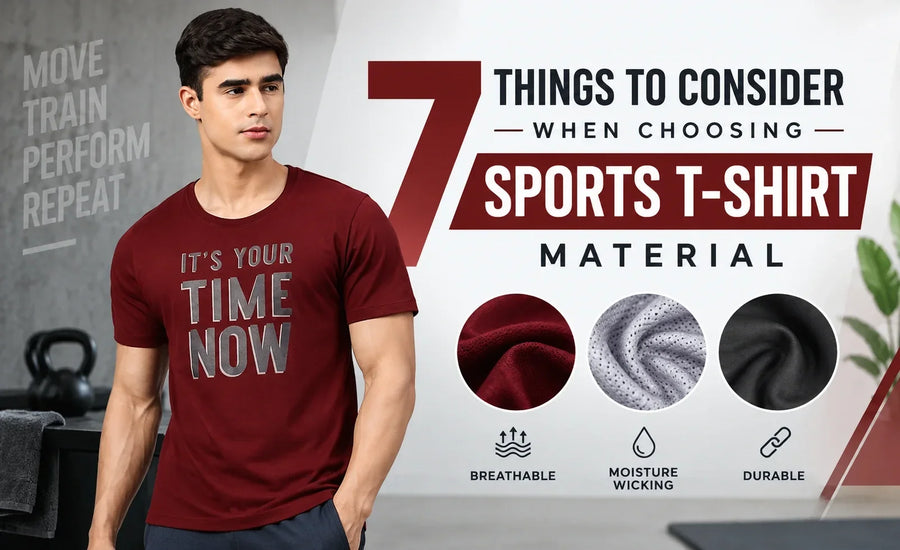 7 Things to Consider When Choosing Sports T-Shirt Material