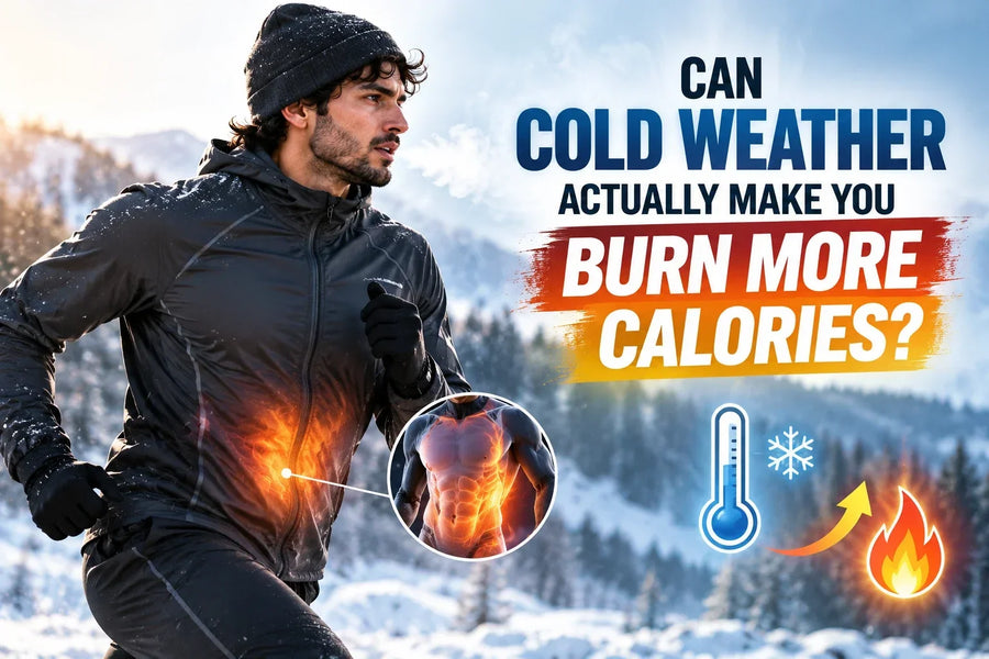 Cold Weather Calorie Burn Infographic