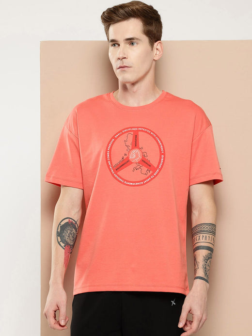 Alcis Men Typography Printed Sports T-shirt