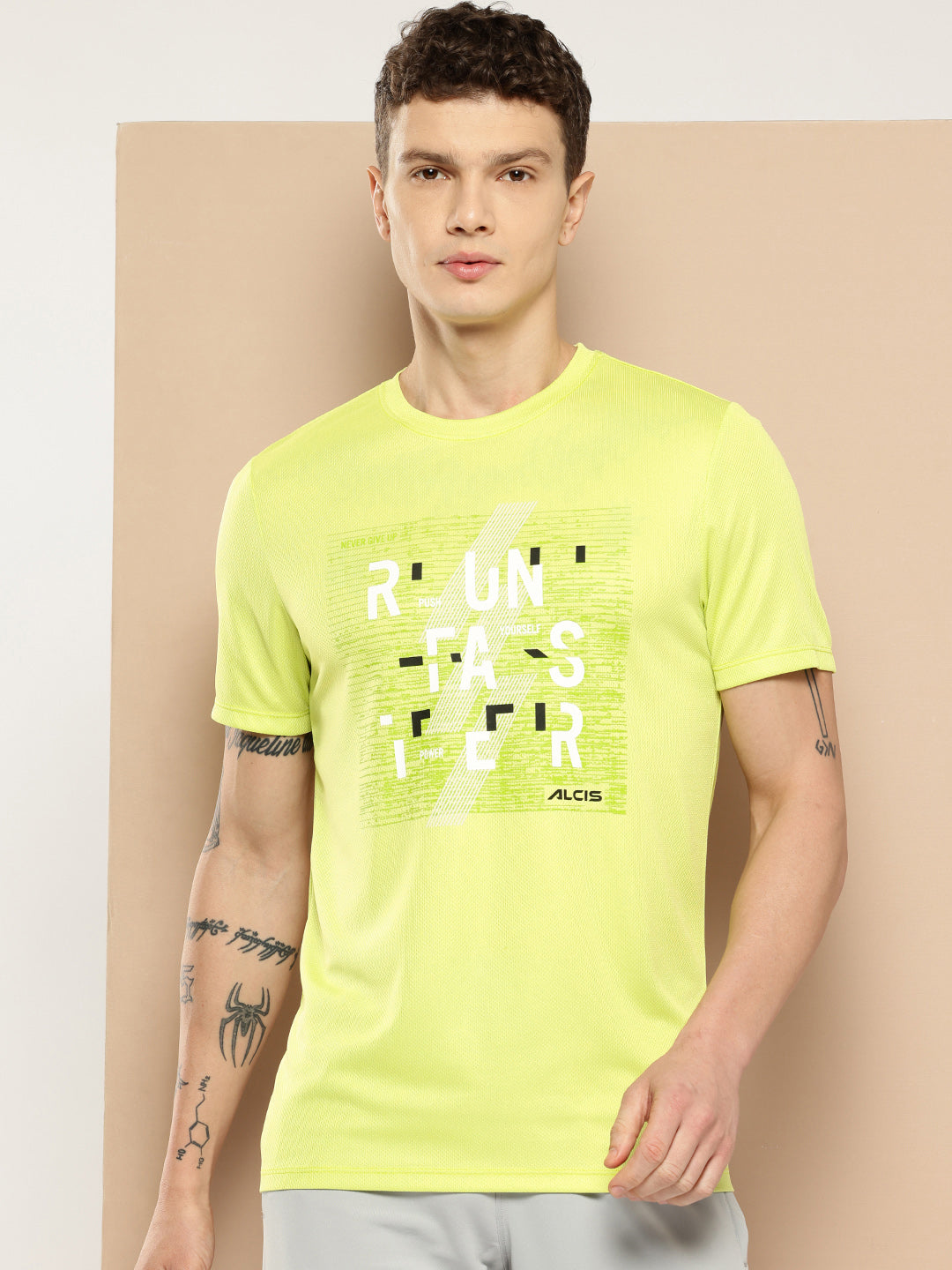 Alcis Typography Printed T-shirt