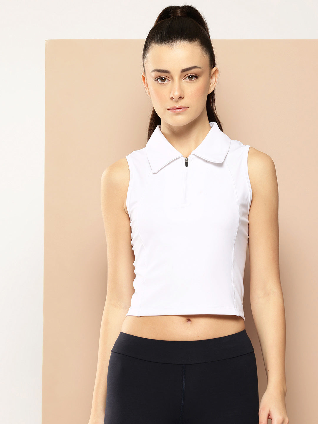 CollarHalt Crop Top