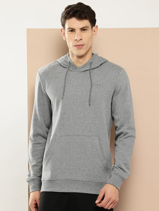 GREY  FLEECE HOODIE