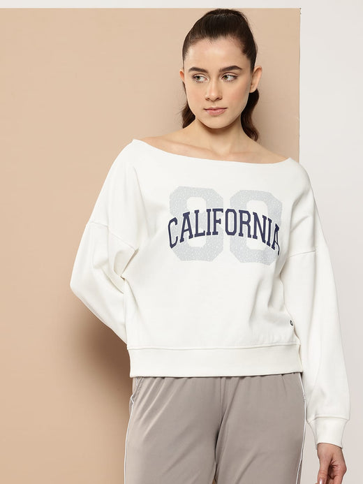 White Side Fall O_x001F_ Shoulder Pullover