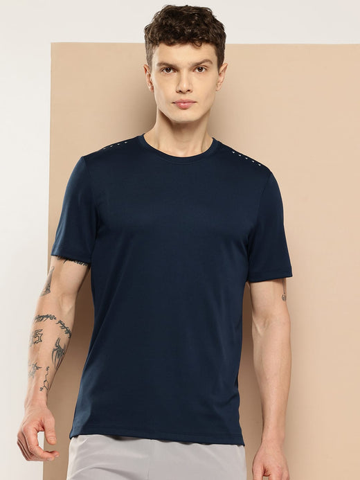 NAVY BALANCE REGULAR FIT TEE