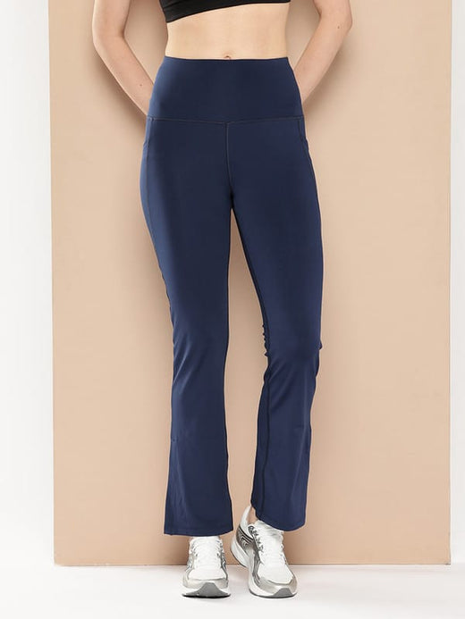 Slit Bootcut Navy Blue