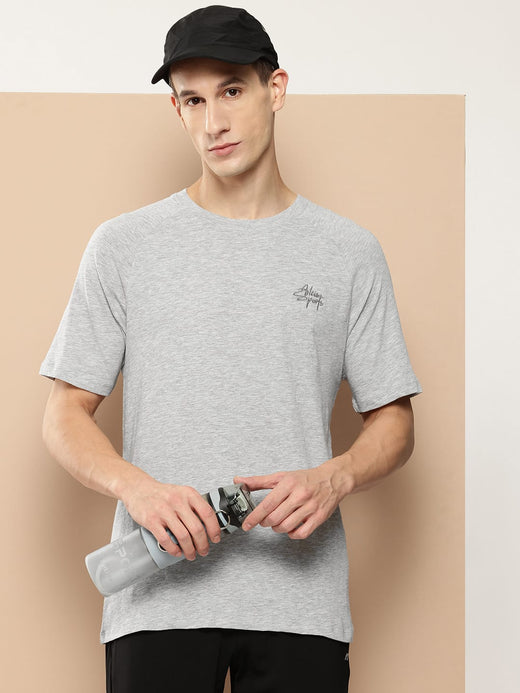 Alcis Men Grey Sustainable Statement Tee
