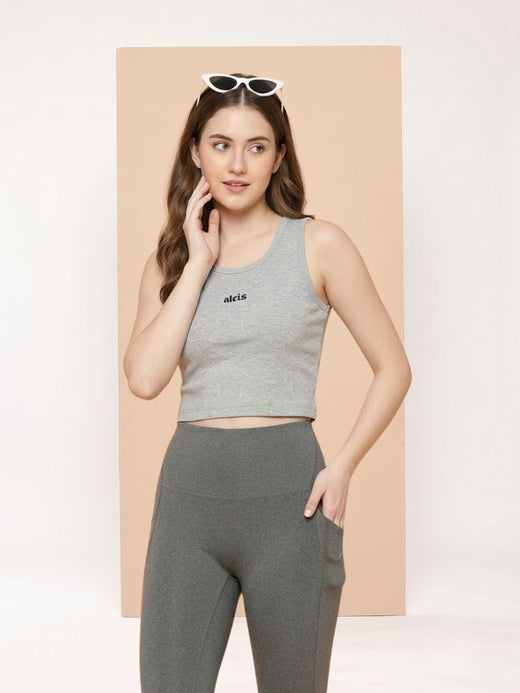 Grey Bare Essential Tank Top