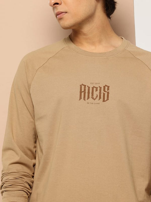 ALCIS MEN GRUNGE MARK REGLAN TEE