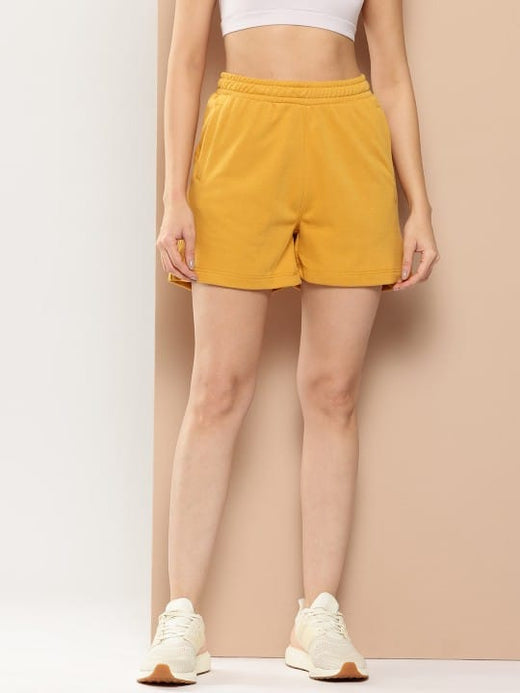 ALCIS WOMEN YELLOW COMFI MOVE SHORTS