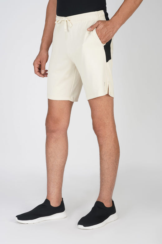 White Men Rapid Dry Running Shorts
