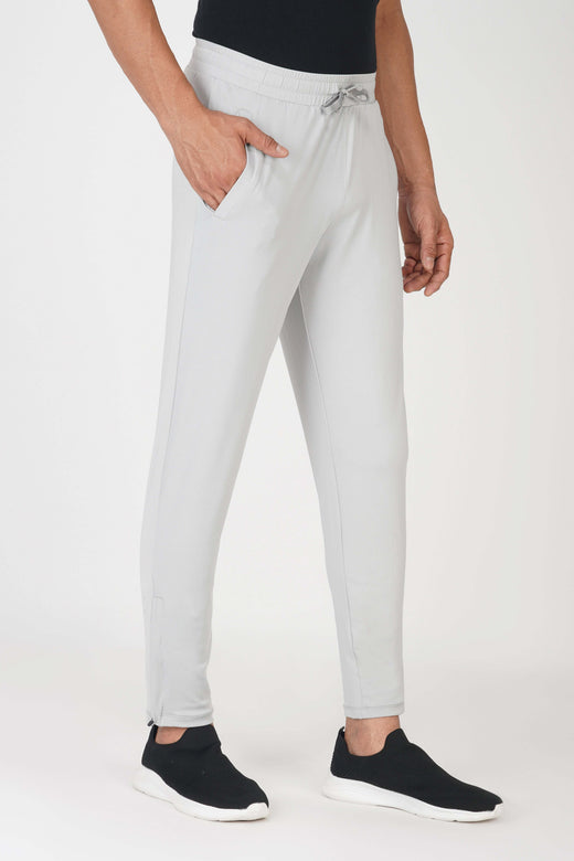 Grey Dry Fit Sports Trackpant