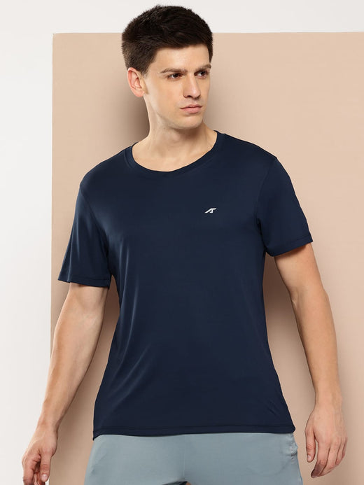 Alcis Men Navy Solid Wonder Tee