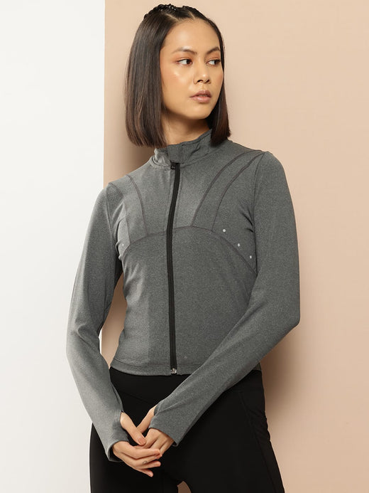 Grey Melange On The Move Jacket
