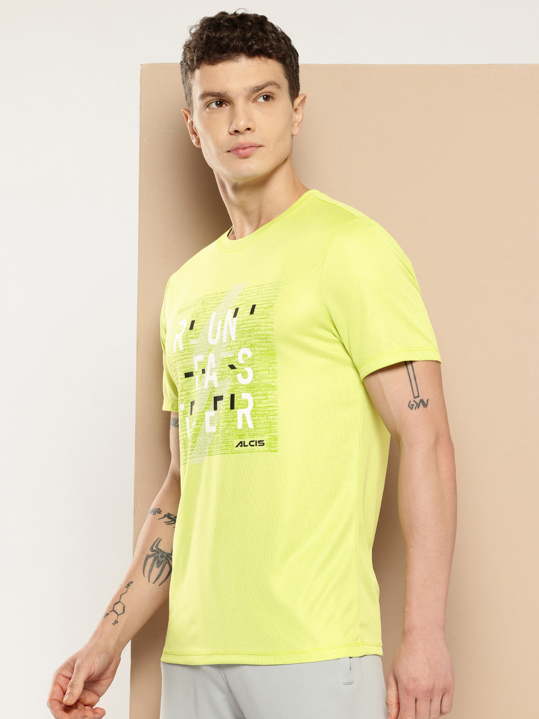 Alcis Typography Printed T-shirt