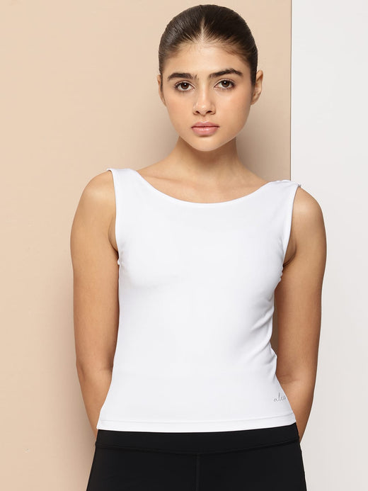 ALCIS WOMEN'S RAVENFLEX INBUILT BRA TOP