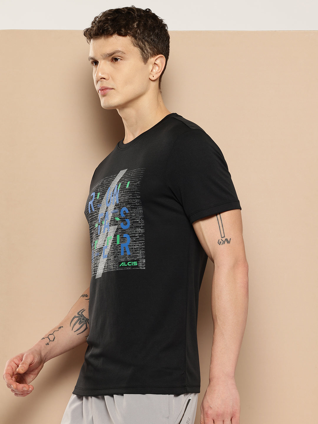Alcis Typography Printed T-shirt