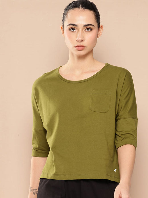 ALCIS WOMENS CHEST PRINT TEE