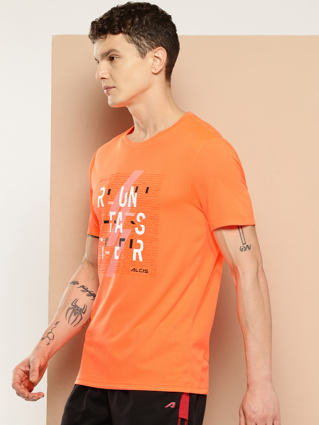 Alcis Typography Printed T-shirt
