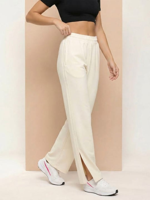 Mode Straight Fit Flare Pant Off White