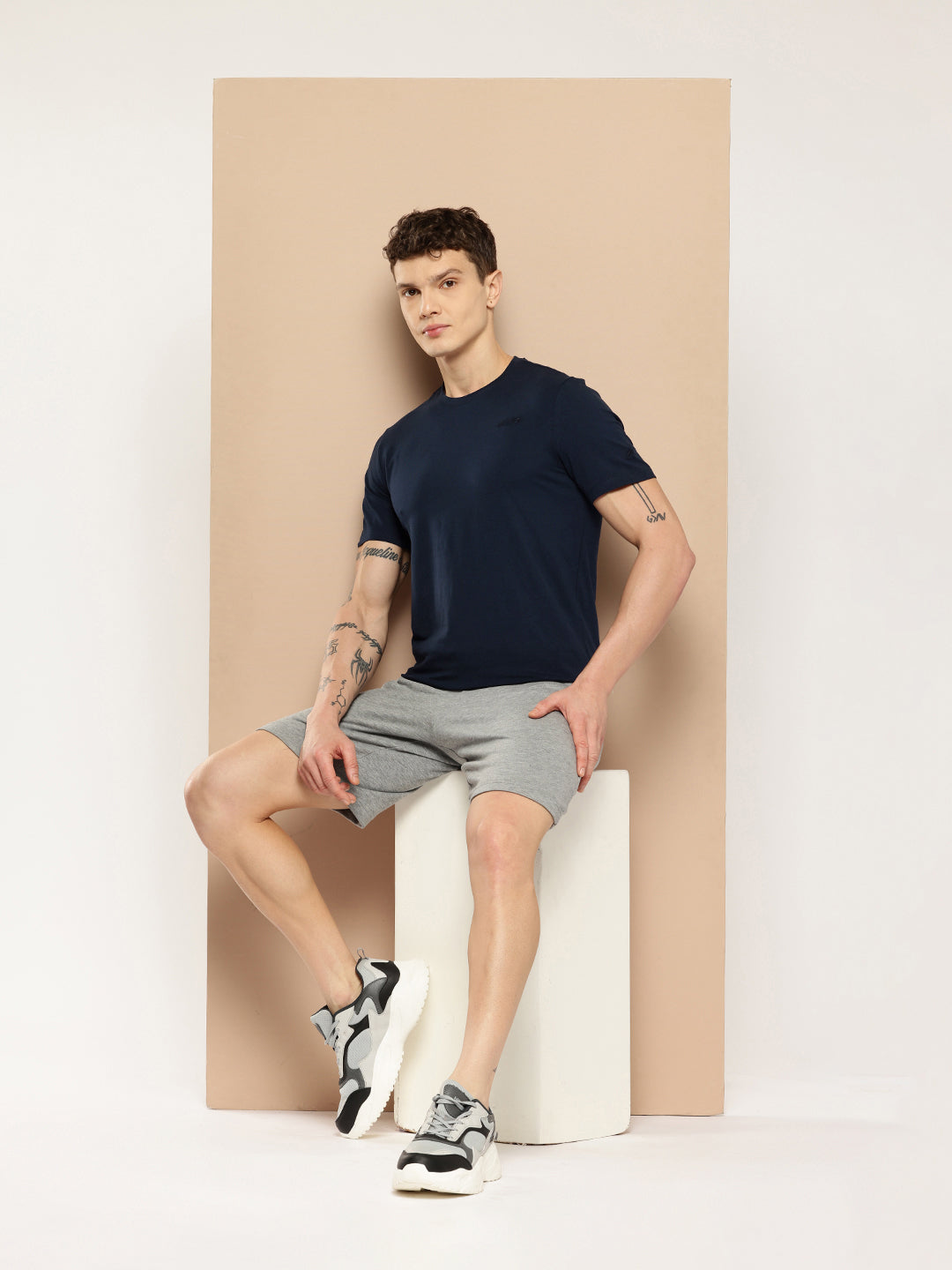 Alcis Men Cotton Lycra Tee