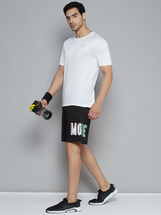 Alcis Men Black Printed Shorts