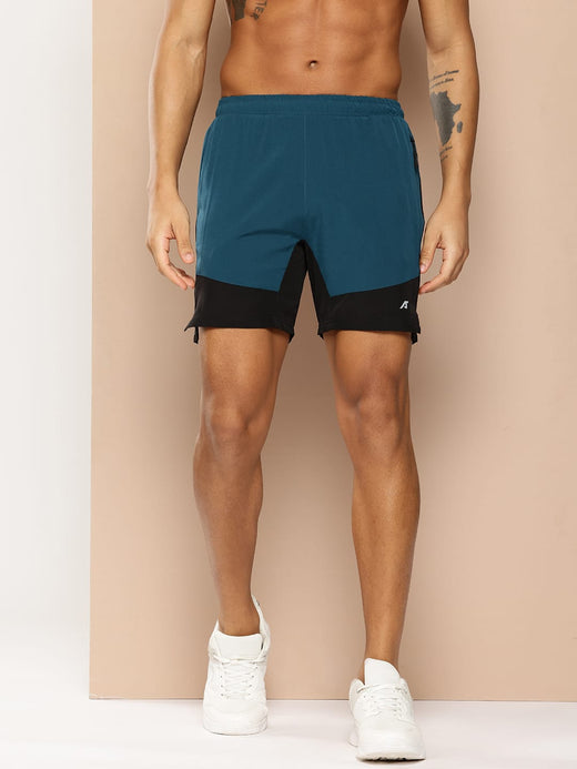 Blue Light X Colour blocked Shorts