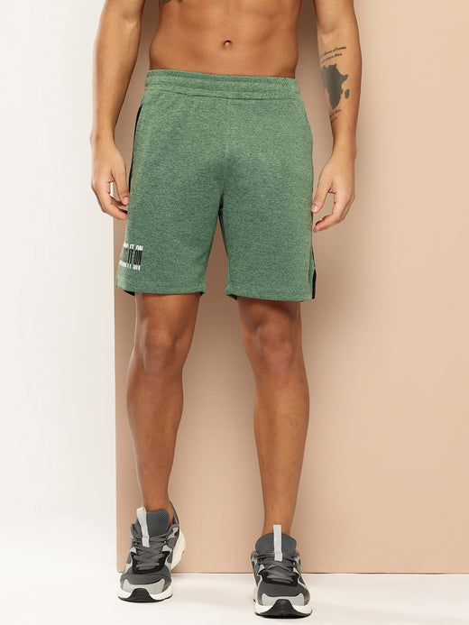 Alcis Men Olive Bring It On Training Shorts