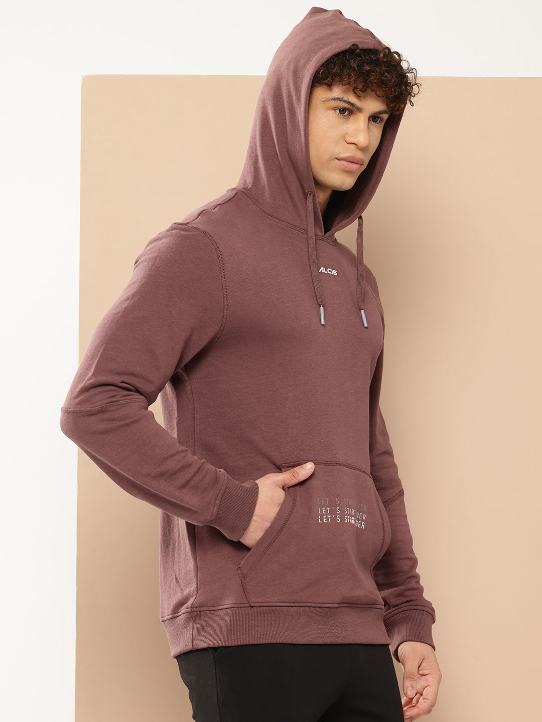 Alcis Men Brown Sweatshirt