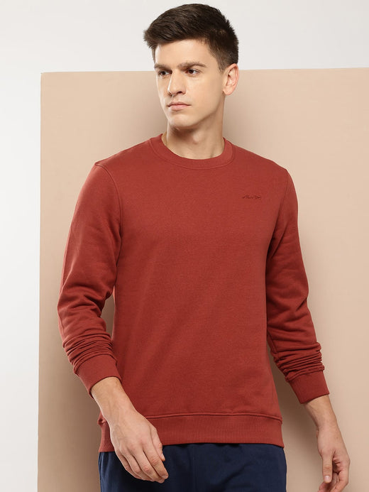 Alcis Men Solid Pullover Sweatshirt