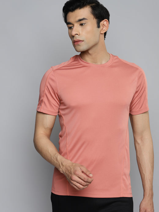 Alcis Men Rose Slim Fit Training or Gym T-shirt
