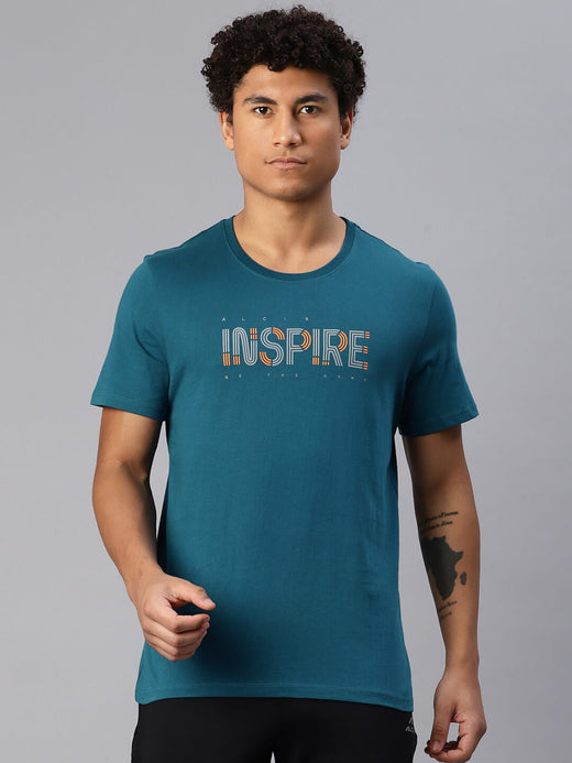 Alcis Men Typography Printed T-shirt