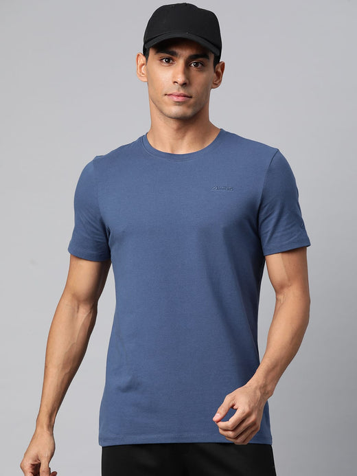 Alcis Men's  Solid Stretchex Slim Fit T-shirt