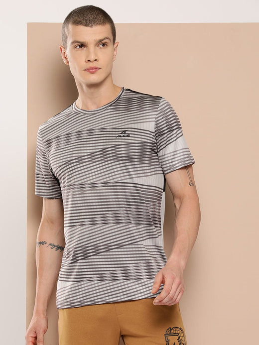 Alcis Men Grey Stretch X Tee