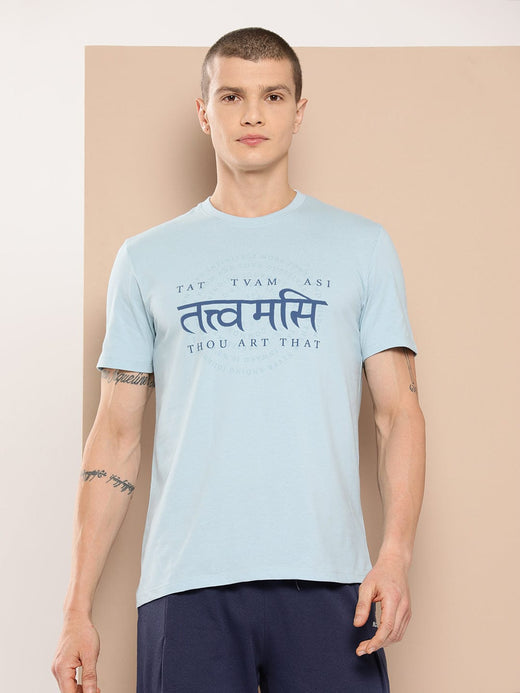 Alcis Men Typography Printed Tat-Vam Tee