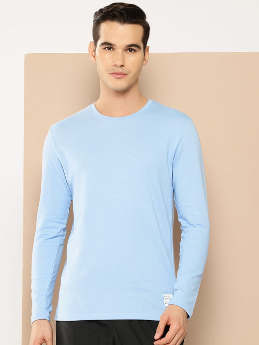 Alcis Men Blue Inner Peace Men Yoga Tee