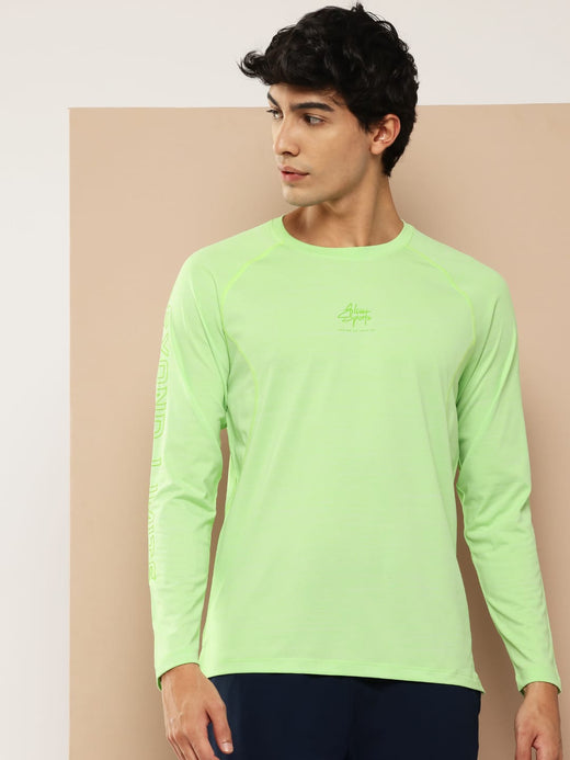 Turbo Long Sleeves Green Tee