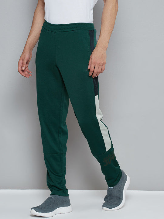 Alcis Men Dark Green Printed Pant