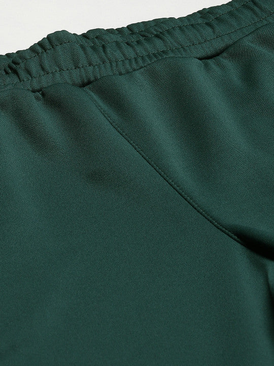 Alcis Men Dark Green Printed Pant