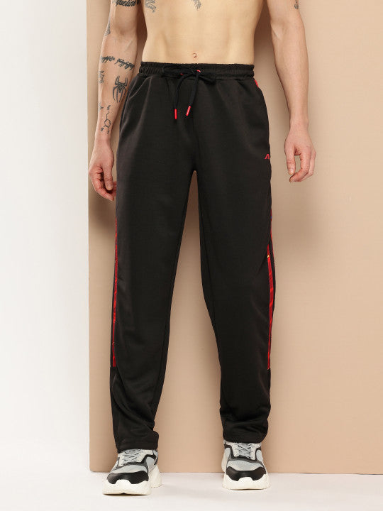 Alcis Men Black Colorblocked Pant