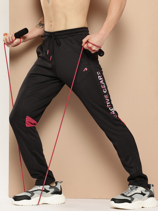 Alcis Men Black Printed Pant