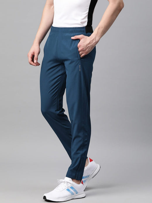 Alcis Men Dry Tech Slim Fit Sports Track Pant with Reflective Detail