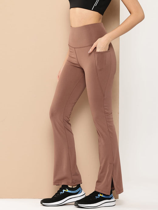 Slit Bootcut Brown