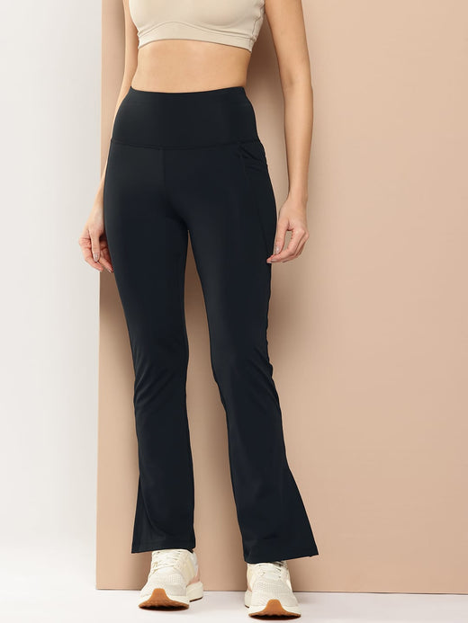 Slit Bootcut Black