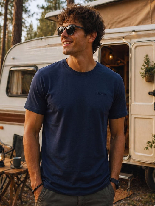 Cotton Flex Tee Midnight Blue