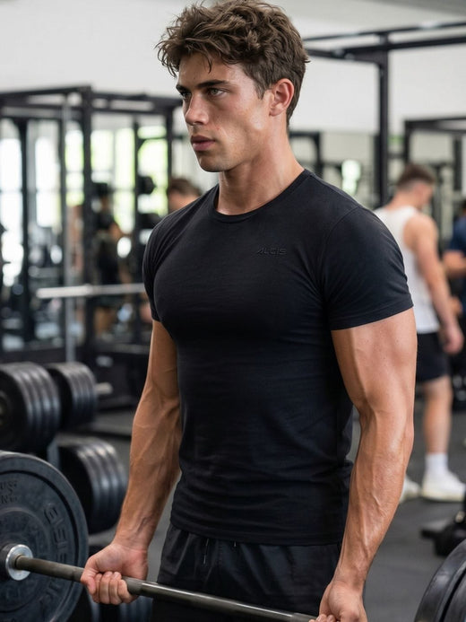 Cotton Flex Tee Black Onyx