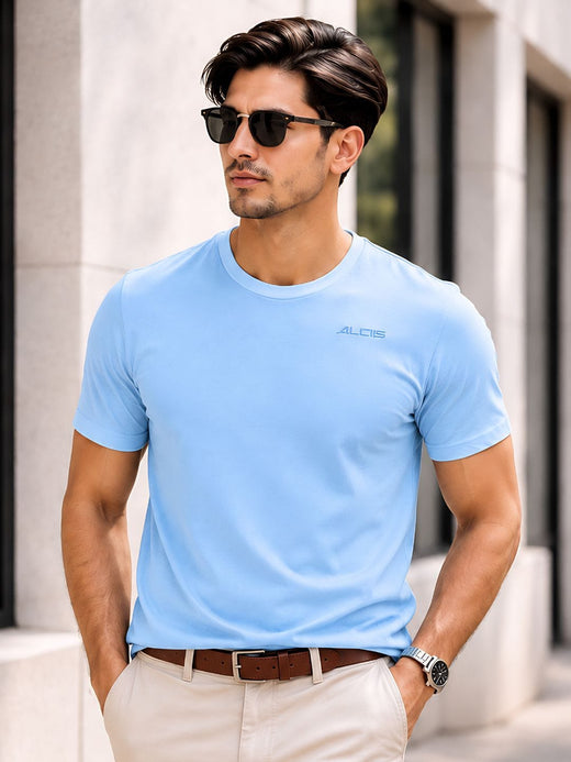 Cotton Flex Tee Air Blue