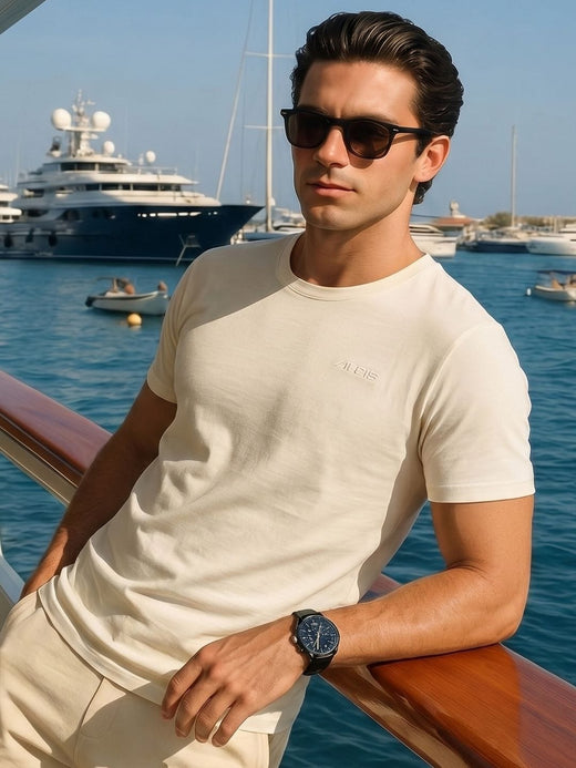 Cotton Flex Tee Off White