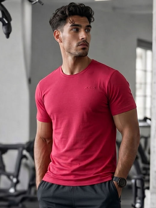 Cotton Flex Tee Red Rush