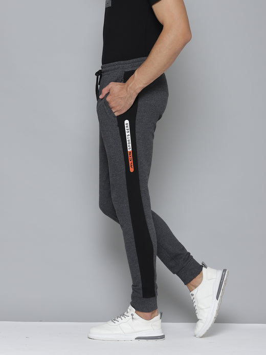 Alcis Men Solid Black Track Pants