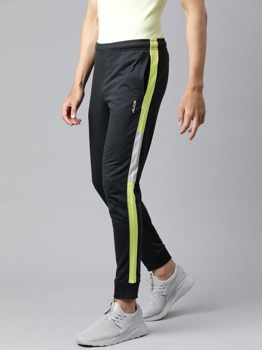 Alcis Men Grey Solid Track Pants